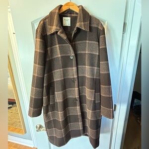Abercrombie & Fitch Wool Blend Coat